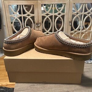 UGG Tan Slip-On Women's Slippers